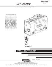 Lincoln Electric LN - 25 PIPE Manual Del Operador