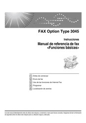 Ricoh FAX Option Type 3045 Manual De Referencia