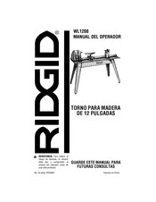 RIDGID WL1200 Manual Del Operador