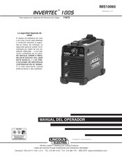 Lincoln Electric 11673 Manual Del Operador
