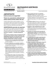 SNOWJOE SJ617E Manual Del Operador