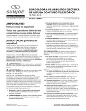 Sun joe SJH901E Manual Del Operador