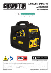 Champion 100565 Manual Del Operador