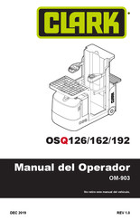 Clark OSQ126 Manual Del Operador