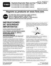 Toro Rake and Vac Ultra Manual Del Operador
