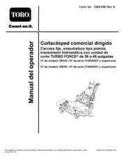 Toro TURBO FORCE 39934 Manual Del Operador