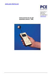 PCE Group DBL Instrucciones De Uso