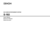 Denon S-102 Manual Del Usuario