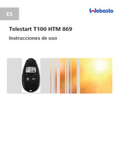 Webasto T100 HTM 869 Instrucciones De Uso