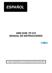 JUKI AMS-224E Manual De Instrucciones
