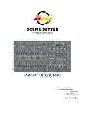 ADJ SCENE SETTER Manual De Usuario