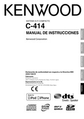 Kenwood C-414 Manual De Instrucciones