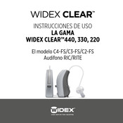 Widex CLEAR Serie Instrucciones De Uso