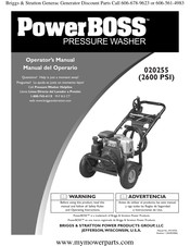 PowerBoss 2600 PSI Instrucciones De Uso