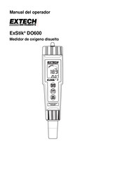 Extech Instruments ExStik DO600 Manual Del Operador