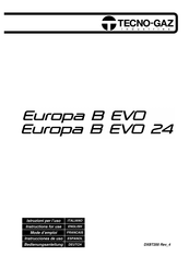 TECHNO-GAZ Europe B EVO 24 Instrucciones De Uso