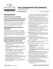 Snow Joe iON13SS Manual Del Operador
