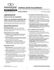 Snow Joe PJ4SDFLX Manual Del Operador