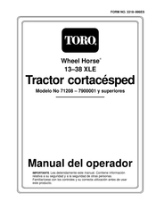 Toro Wheel Horse 13-38 XLE Manual Del Operador