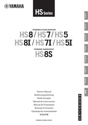 Yamaha HS8S Manual De Instrucciones