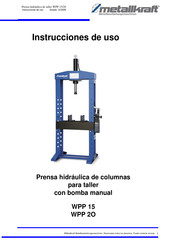 Metallkraft WPP 20 Instrucciones De Uso