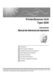 Ricoh Printer/Scanner Unit Type 3030 Manual De Referencia