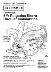 Craftsman 172.67098 Manual Del Operador