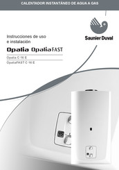 Saunier Duval OpaliaFAST C 16 E Instrucciones De Uso