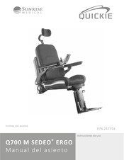 Sunrise Medical QUICKLE Q700 M SEDEO Instrucciones De Uso