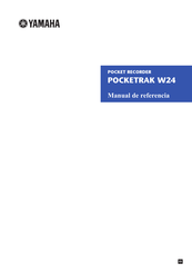 Yamaha POCKETRAK W24 Manual De Referencia