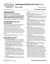 Sun joe DETHATCHER JOE AJ800E Manual Del Operador