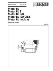 Sirona Dental Motor BL ISO C Manual Del Operador