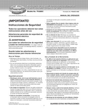 Sun joe TRJ600C Manual Del Operador