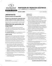 Sun joe LJ602E Manual Del Operador