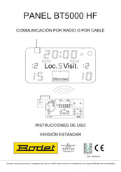 Bodet BT5000 HF Instrucciones De Uso