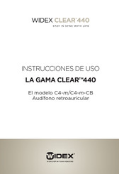 Widex CLEAR 440 C4-m-CB Instrucciones De Uso