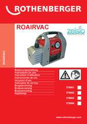 Rothenberger ROAIRVAC Instrucciones De Uso