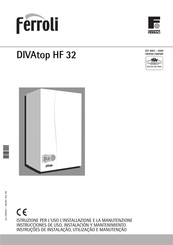 Ferroli DIVAtop HF 32 Instrucciones De Uso