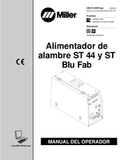 Miller ST Blu Fab Manual Del Operador
