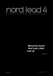 nord Lead 4 Manual De Usuario