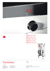 Varimixer AR60P VL-1S Instrucciones De Uso