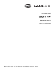 HACH LANGE WTOS P-RTC Manual Del Usuario