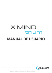 ACTEON X-MIND trium Pan Manual De Usuario