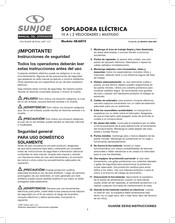 Sun joe SBJ601E Manual Del Operador