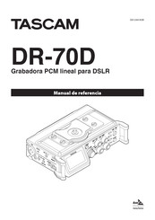 Tascam DR-70D Manual De Referencia