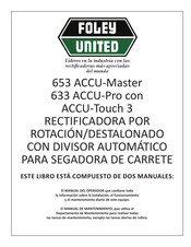 Foley United 653 ACCU-Master Manual Del Operador