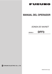 Furuno DFF3 Manual Del Operador