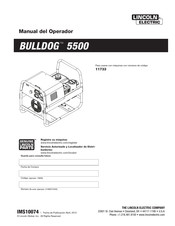 Lincoln Electric BULLDOG 5500 Manual Del Operador