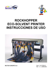 MUTOH ROCKHOPPER Instrucciones De Uso