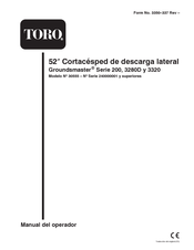 Toro Groundsmaster Serie 200 Manual Del Operador